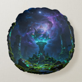 Cojín Redondo Sternenpfad – Reise durch das Universum