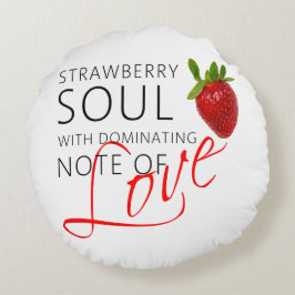 Cojín Redondo Strawberry Soul