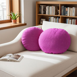 Cojín Redondo Stylish Cute and Elegant Abstract Hot Pink Pattern