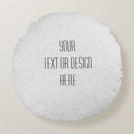 Cojín Redondo Su diseño personalizado -