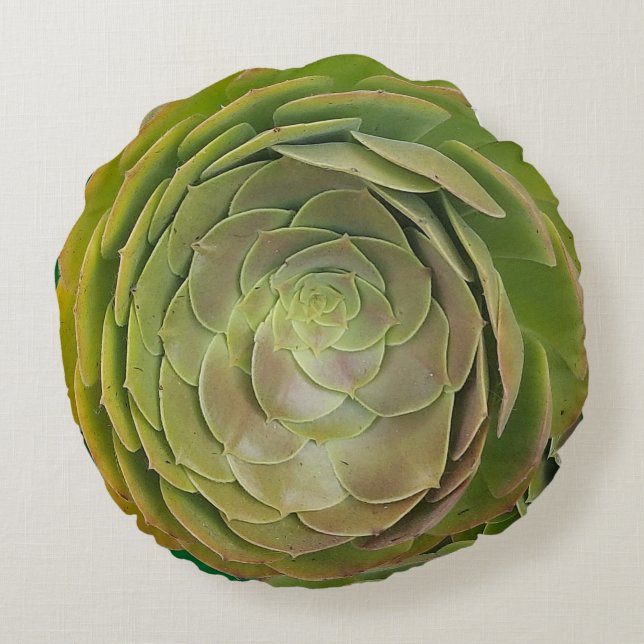 Cojín Redondo Succulent Rose Shape (Reverso)
