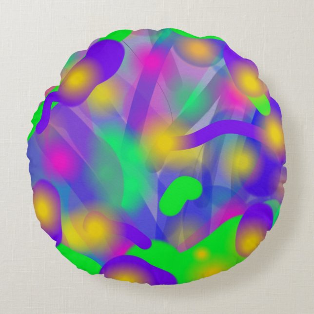 COJÍN REDONDO SUEÑO DE CREMA DE HIELO (Anverso)