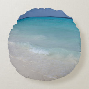 Cojín Redondo Sueño de Playa del Océano Caribe 8