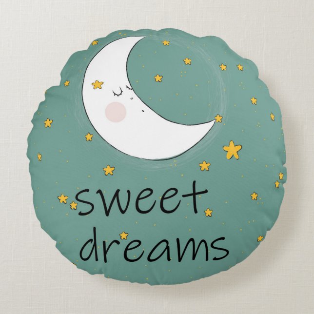 COJÍN REDONDO SUEÑOS DULCES DE GENTLE PILLOW (Anverso)