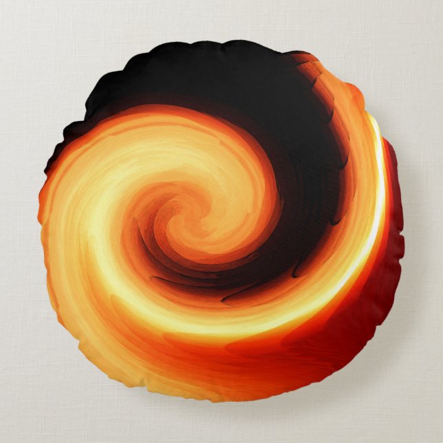 Cojín Redondo Sun Swirl...... (Anverso)