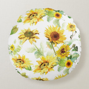 Cojín Redondo Sunflower