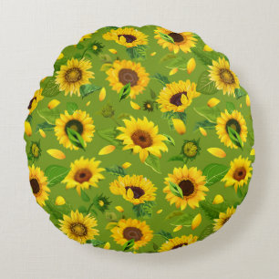 Cojín Redondo Sunflower 4