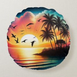 Cojín Redondo Sunset