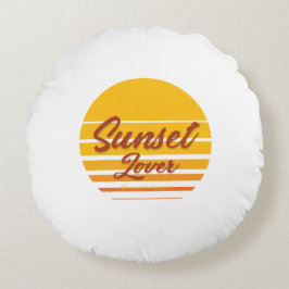 Cojín Redondo "Sunset Lover"