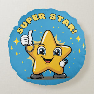Cojín Redondo Super Star!, , Star
