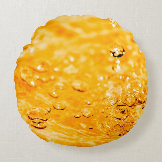 Cojín Redondo Superficie limpia de riego de agua (Anverso)