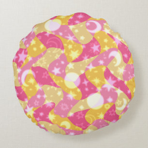 Cojín Redondo Swirl Celestial Candy