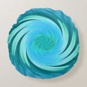 Cojín Redondo Swirlin' Sea...