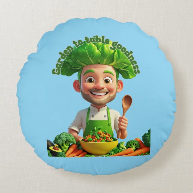 Cojín Redondo T-Shirt (Anverso)