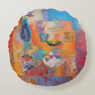 Cojín Redondo Tabla del verano
