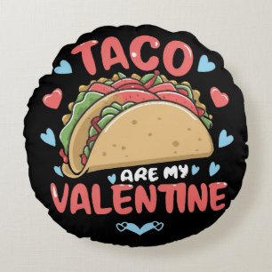 Cojín Redondo Taco-san Valentín