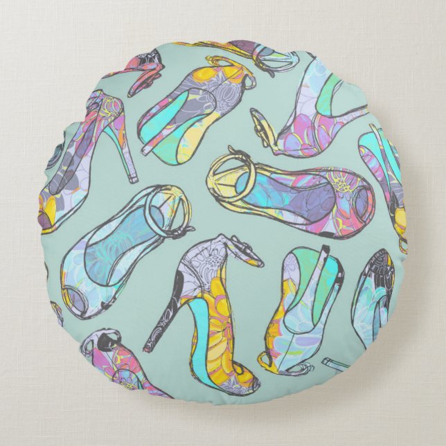 Cojín Redondo Tacones altos (Anverso)