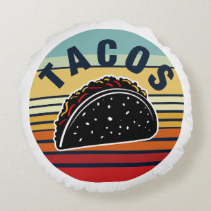 Cojín Redondo Tacos