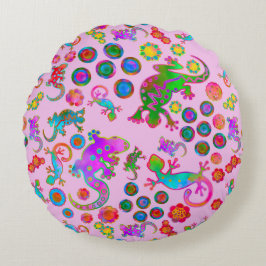 Cojín Redondo Tails from the Nursery at Dusk