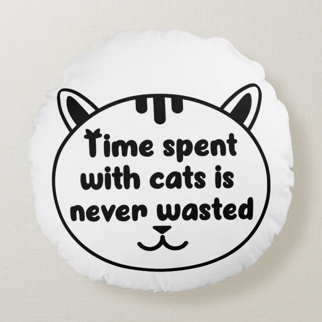 Cojín Redondo Talado de la mascota Lover (Anverso)