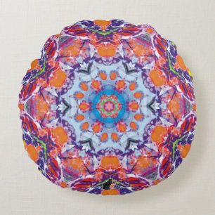 Cojín Redondo Tánger Kaleidoscope