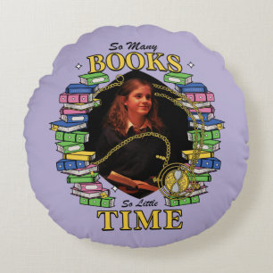 Cojín Redondo Tantos Libros, Tan Poco Tiempo