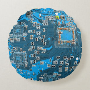 Cojín Redondo Tarjeta de circuito azul PCB del conjunto del circ