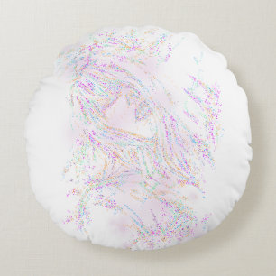Cojín Redondo Taylor Swift (Arte de fan)