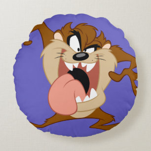 Cojín Redondo TAZ™   Sacar su lengua