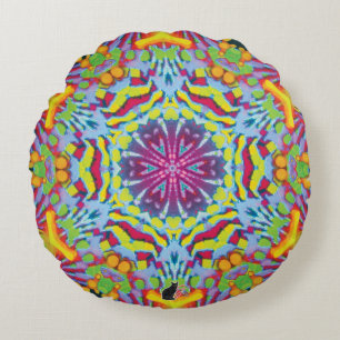 Cojín Redondo Tazmania Kaleidoscope