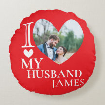 Te Amo Mi Marido Corazón de Foto Personalizada