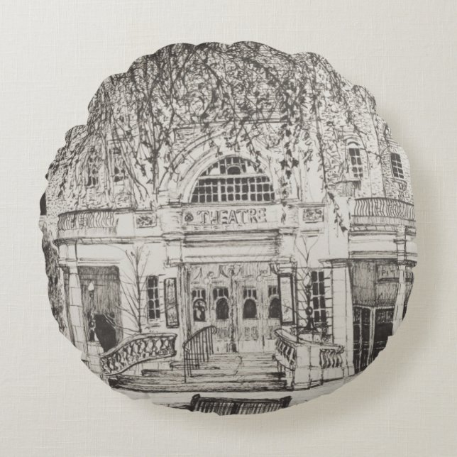Cojín Redondo Teatro Londres Reino Unido de Richmond. 2004 (Anverso)