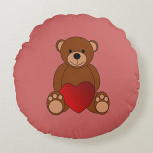Cojín Redondo Teddy Love