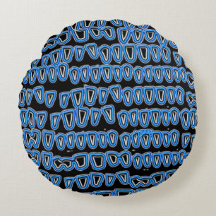 Cojín Redondo Teeth Dentist Dentist Ortodóntist Oral NEON