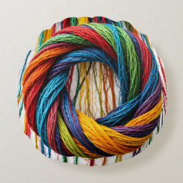 Cojín Redondo Tejido de unidad