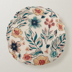 Cojín Redondo Temporada de primavera