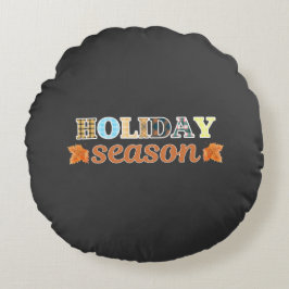 Cojín Redondo Temporada de vacaciones