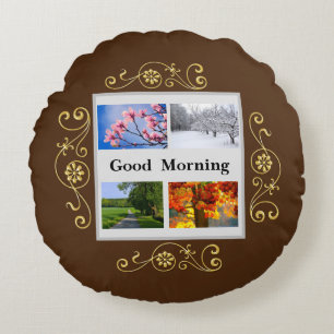 Cojín Redondo Temporadas Del Año