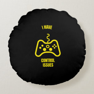 Cojín Redondo Tengo problemas de control juegos divertidos