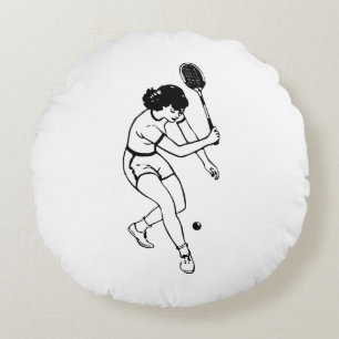 Cojin redondo tenista