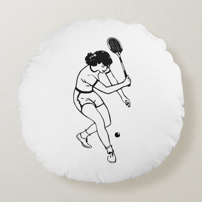 Cojin redondo tenista (Anverso)