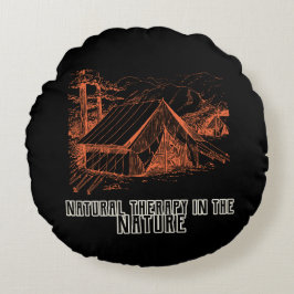 Cojín Redondo Terapia natural en la Naturaleza
