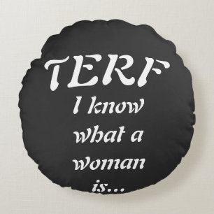 Cojín Redondo TERF - Mujer