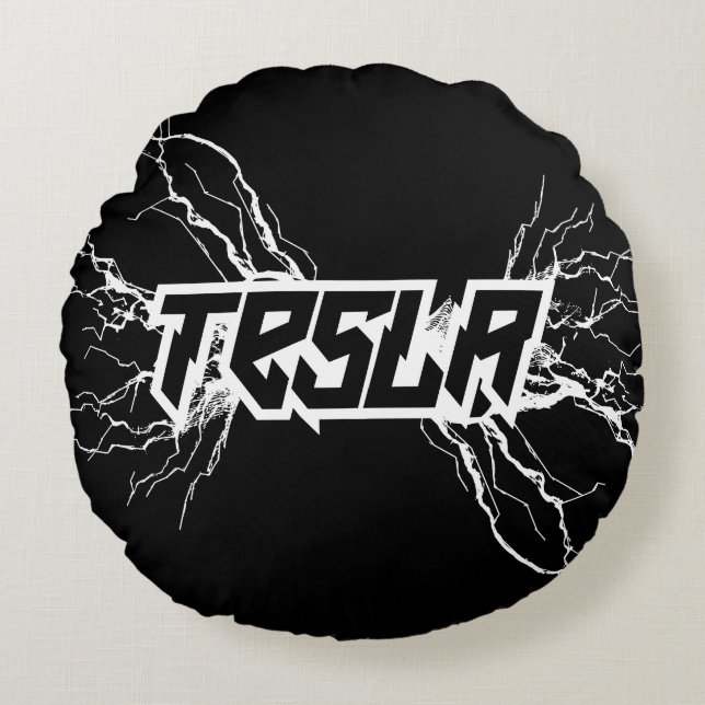 Cojín Redondo Tesla (Anverso)