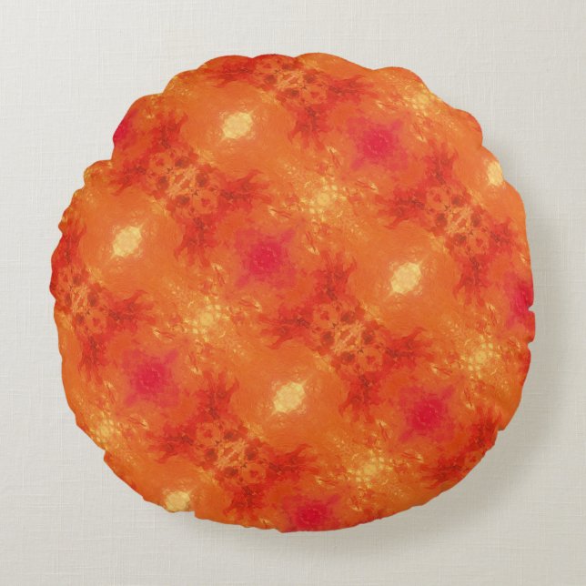 Cojín Redondo Textura #10 de la obra Nuit (Anverso)