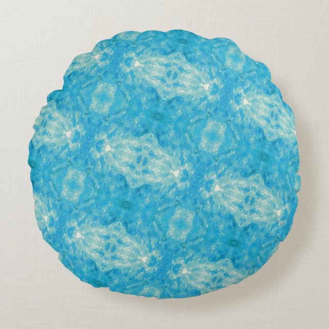 Cojín Redondo Textura #13 de la obra Cerezas (Anverso)