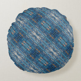 Cojín Redondo Textura #15 de obra La roca