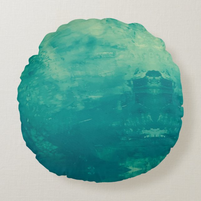 Cojín Redondo Textura #24 de la obra Nuit (Anverso)