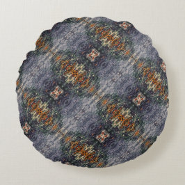 Cojín Redondo Textura #25 de obra Amanecer