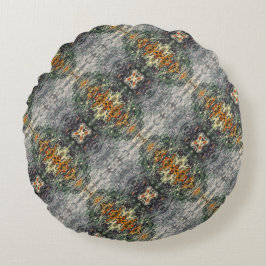 Cojín Redondo Textura #27 de obra Amanecer
